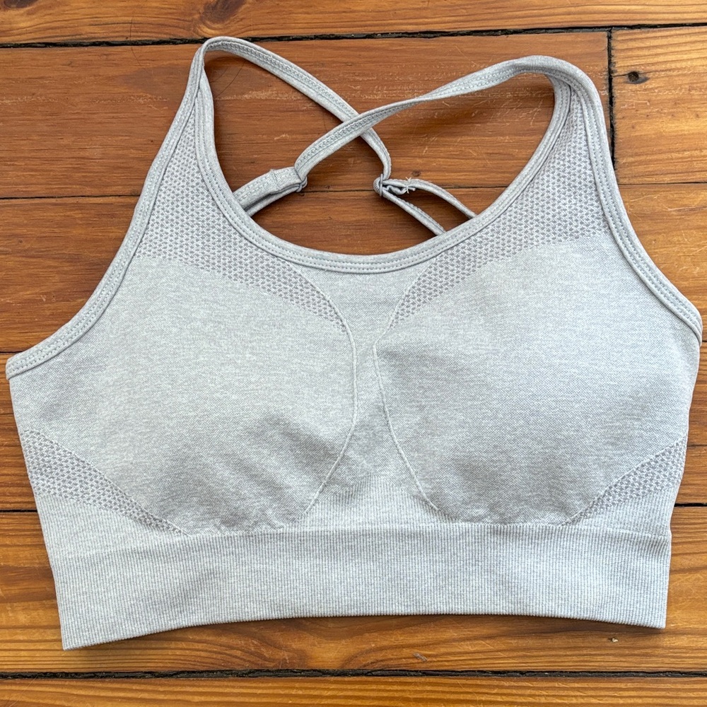 AYBL Heather Gray Sports Bra